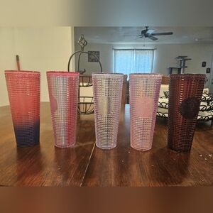 Tile pattern starbucks cups